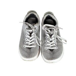 Allbirds Womens Wool Runners Light Gray Lace-Up Sneakers Size 7.5
